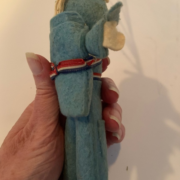 Rare Vintage WWII 1940’s Army Paratrooper Soldier Military Parachute Rag Doll - Picture 9 of 16